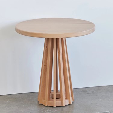 Avocado wooden accent table