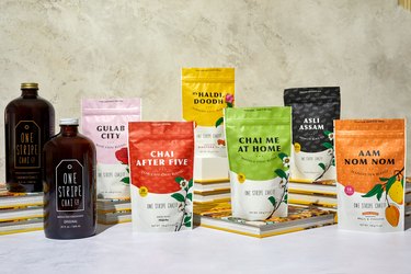 Chai concentrates and dry chai mixes by One Stripe Chai