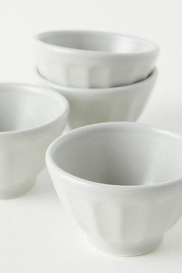 white bowls