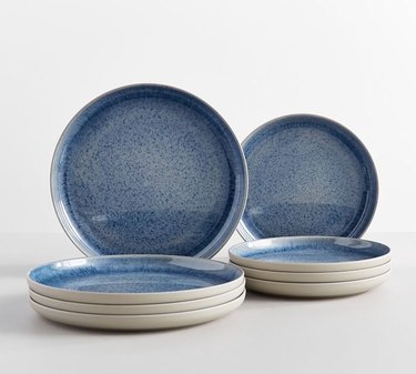 blue dinner plates
