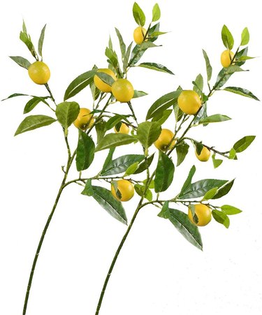 Rinlong Artificial Lemon Branches
