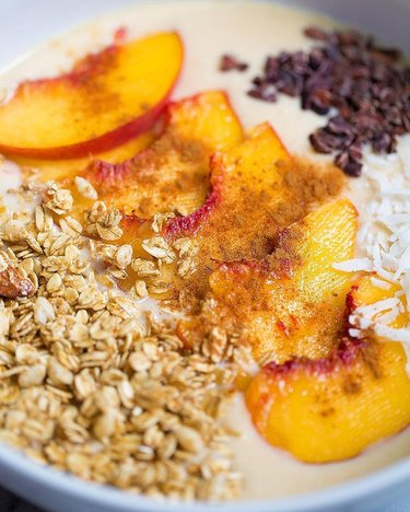 Butter Be Ready Peach Pie Smoothie Bowl