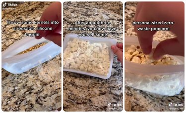 How to make zero-waste microwave popcorn