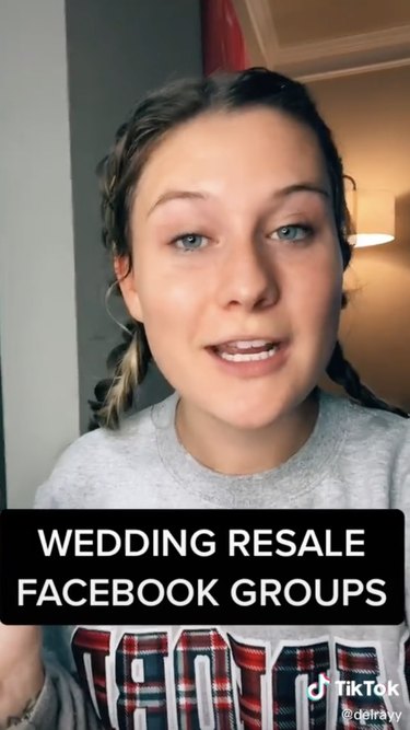 wedding hack resale facebook groups