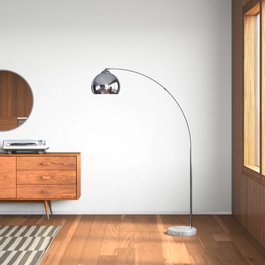 Wrought Studio Perlis 67-Inch Arched Floor Lamp