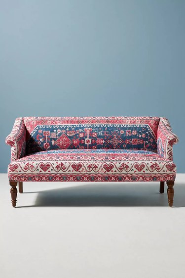 Anthropologie Rug-Printed Petite Anatolia Sofa