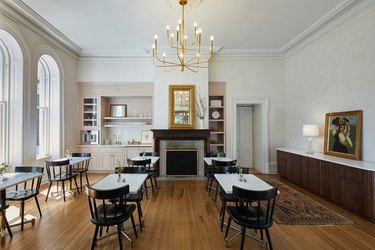 The dining room at Heights House.