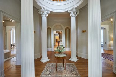 The grand foyer at Heights House.