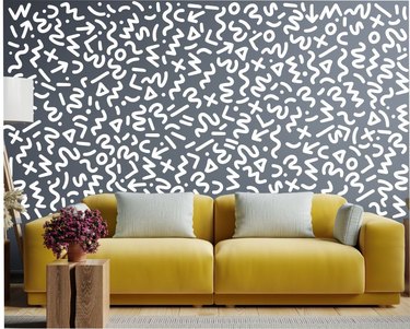 memphis style removable wallpaper