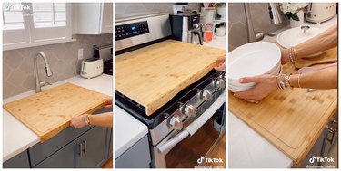 This IKEA Cutting Board Hack Transforms the RÅSKOG Cart