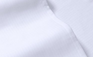 close-up of white sheets