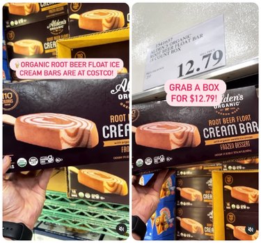Root beer float ice cream bars at Costco