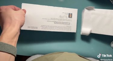 envelope hack remove letter