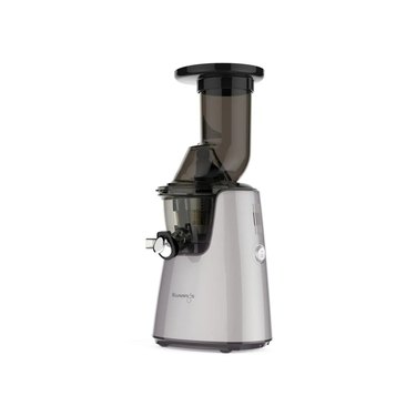 silver and black slow juicer