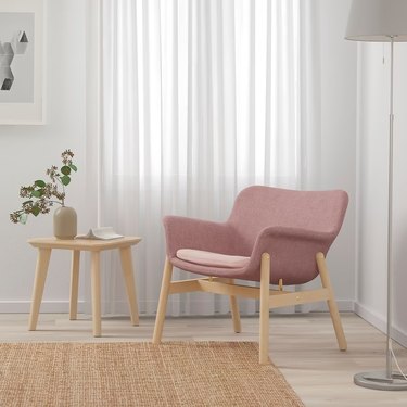 Ikea vedbo chair in living room