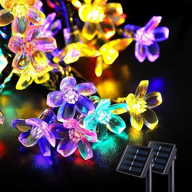 Jmexsuss Flower Solar String Lights