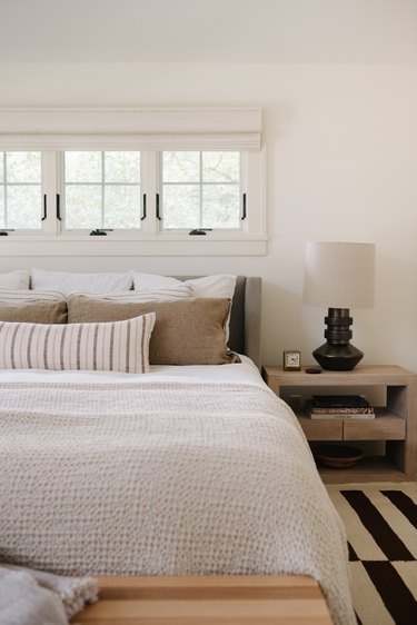 Neutral color palette bedroom