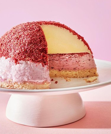Martha Stewart cherry-cheesecake celebration bombe cake