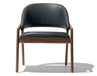 sleek modern leather chair