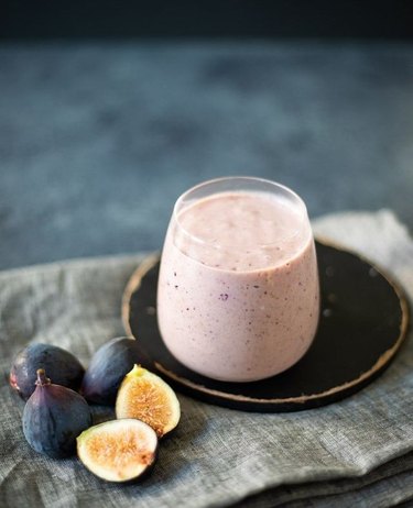 Piping Pot Curry Fresh Fig Smoothie With Dates and Almond Butter