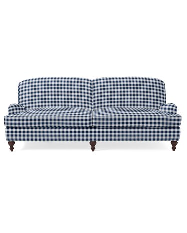 Gingham couch
