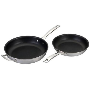 le creuset factory to table sale Classic Stainless Steel Nonstick Fry Pans