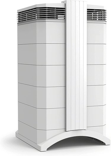 A large white air purifier