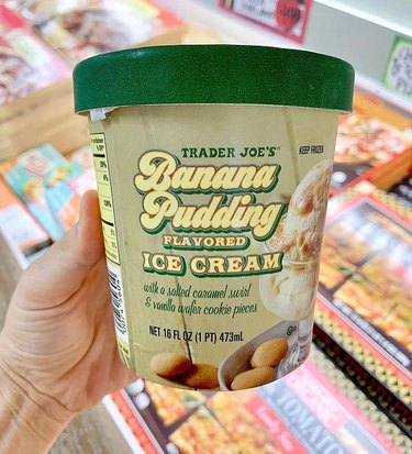 Trader Joe's banana pudding-flavored ice cream