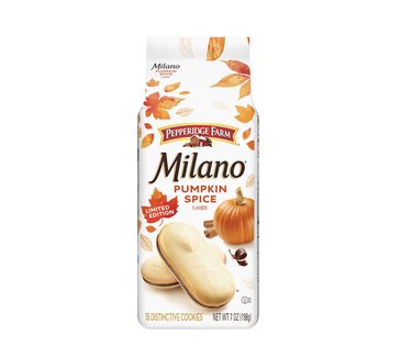 pumpkin spice milano cookies