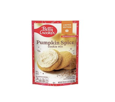 betty crocker pumpkin spice cookie mix
