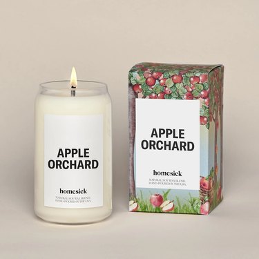 Apple Orchard candle and packaging