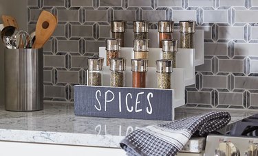 spice rack ideas DIY tiered rack