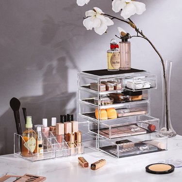 makeup organization drawers