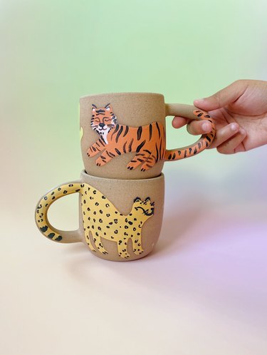 from tree to sea tiger mugs