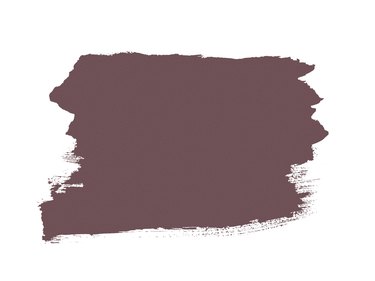 swatch of Farrow & Ball Brinjal, a brownish medium purple