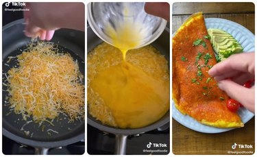 Inside-out omelet