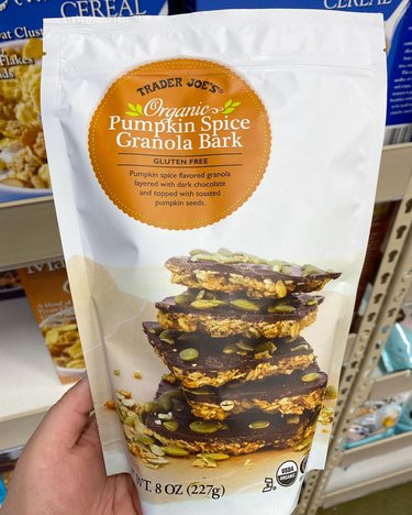 Pumpkin spice granola bark at Trader Joe's