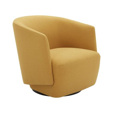 Rivet Coen Modern Upholstered Accent Swivel Chair