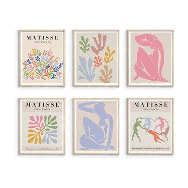 InSimSea Matisse Wall Art Exhibition Prints