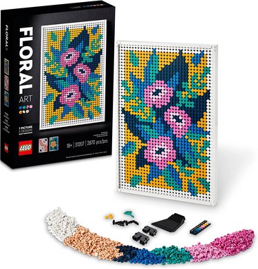 floral lego art