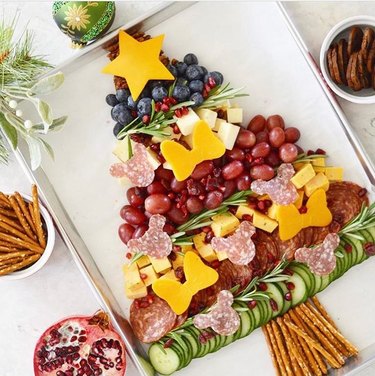 Christmas Tree Cheese Board