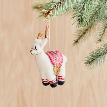 Llama ornament