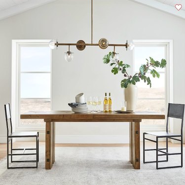 Pottery Barn North Reclaimed Wood Extending Dining Table, $1,499