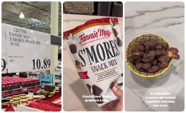 Fannie May S'mores snack mix at Costco