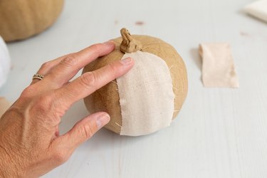 Linen Pumpkin DIY