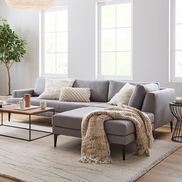 West Elm Andes 3-Piece Ottoman Sectional