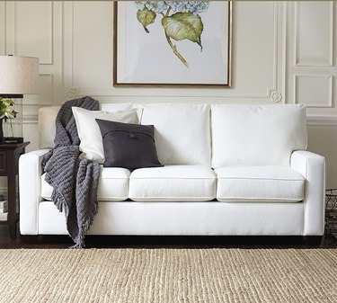 white sleeper sofa