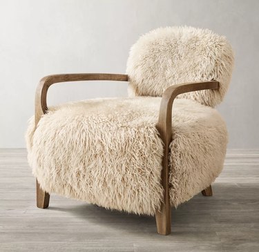 fluffy armchair