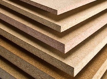 Stack of Particleboard