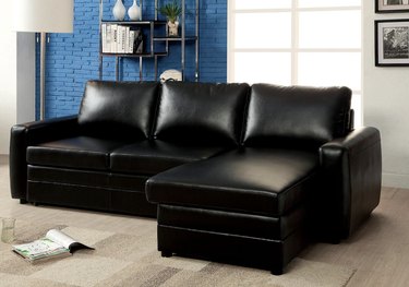 Black Convertible Sofa Bed Sectional